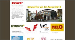 Desktop Screenshot of brotfabrik.info